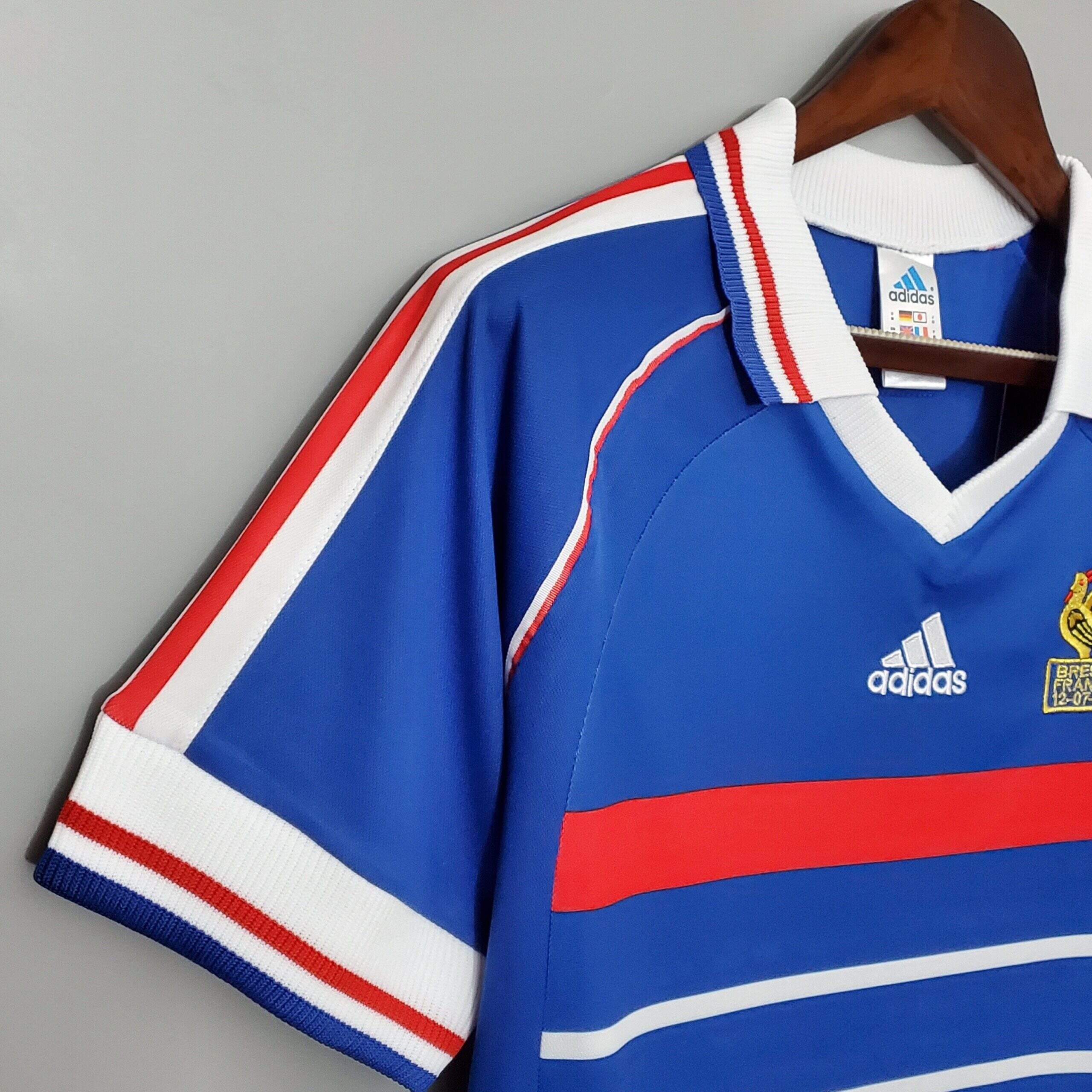 Cheap 1998 France home retro kit