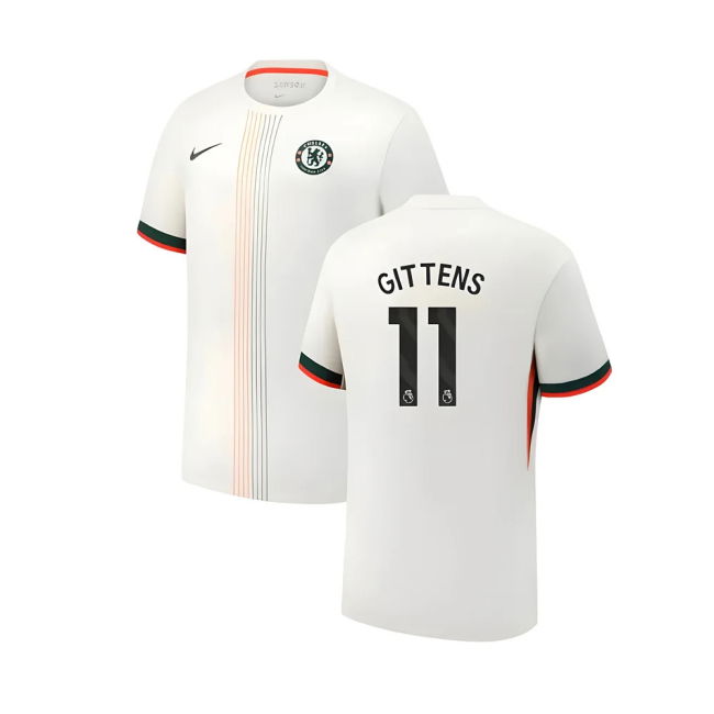 Match Worn Style Chelsea Away Player Jersey 2025-2026 (Gittens 11)
