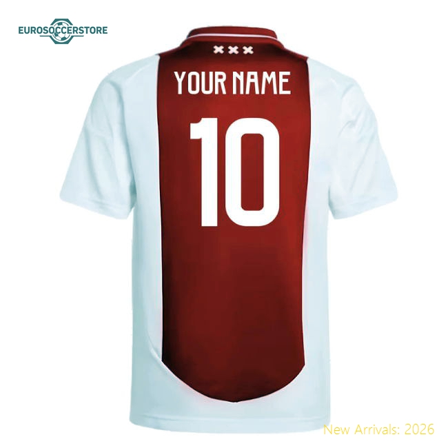 Afc Ajax Children 2024 Home Jersey Shirt #2025 Football Fan Apparel