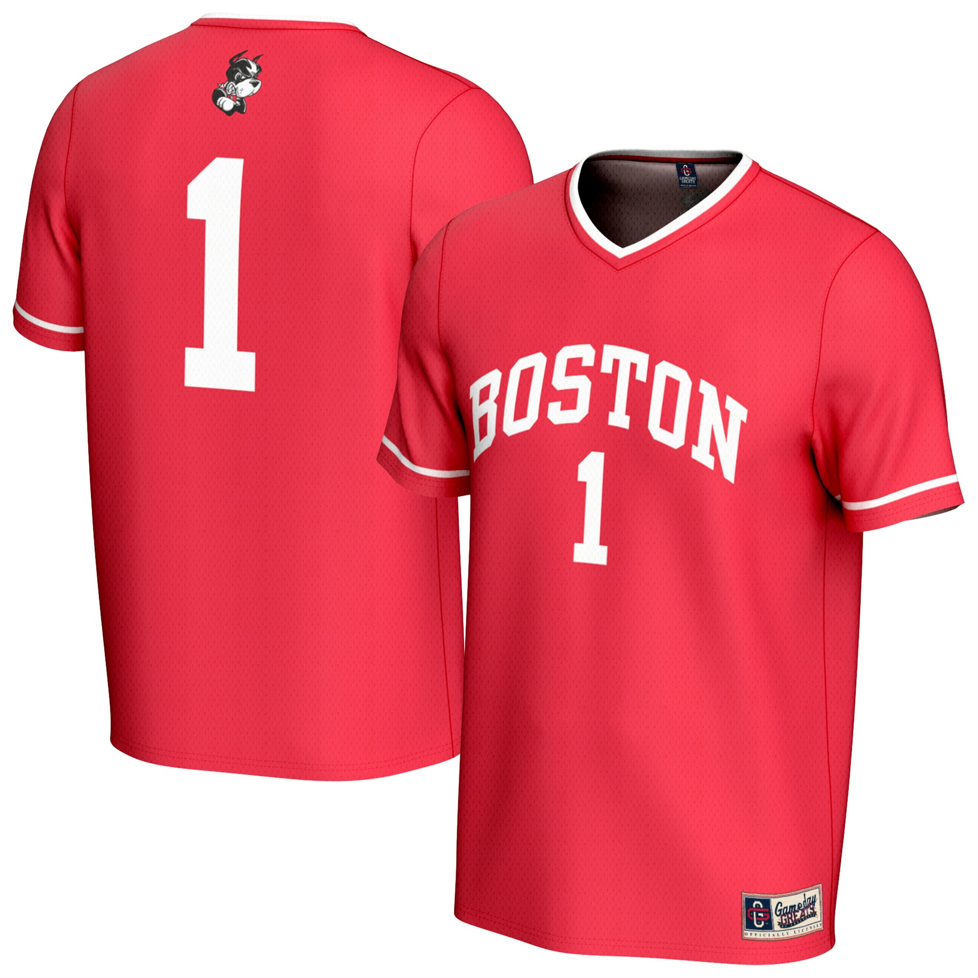[SJH] Boston University GameDay Greats Women's Soccer Lightweight Fashion Jersey - Scarlet