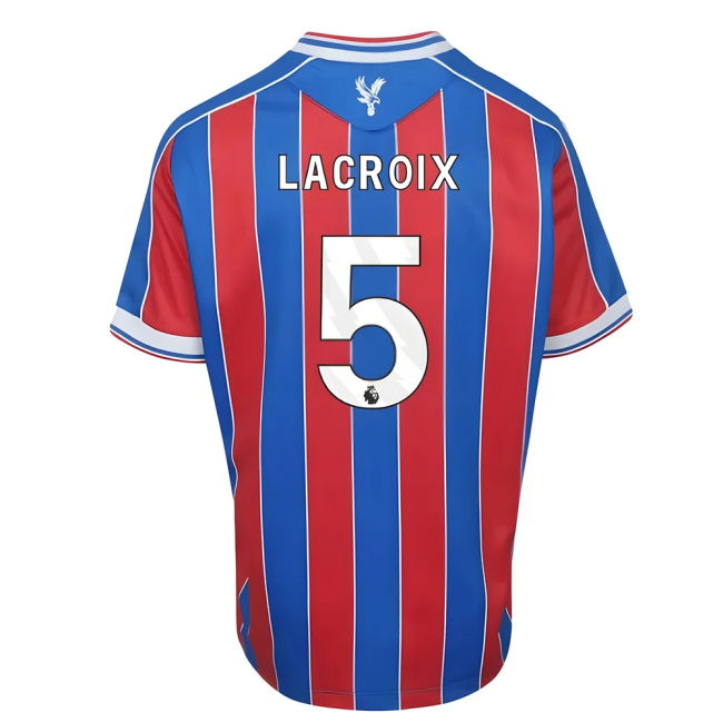 Lacroix 5 Match Quality Crystal Palace 2025-2026 Home Shirt (Kids)