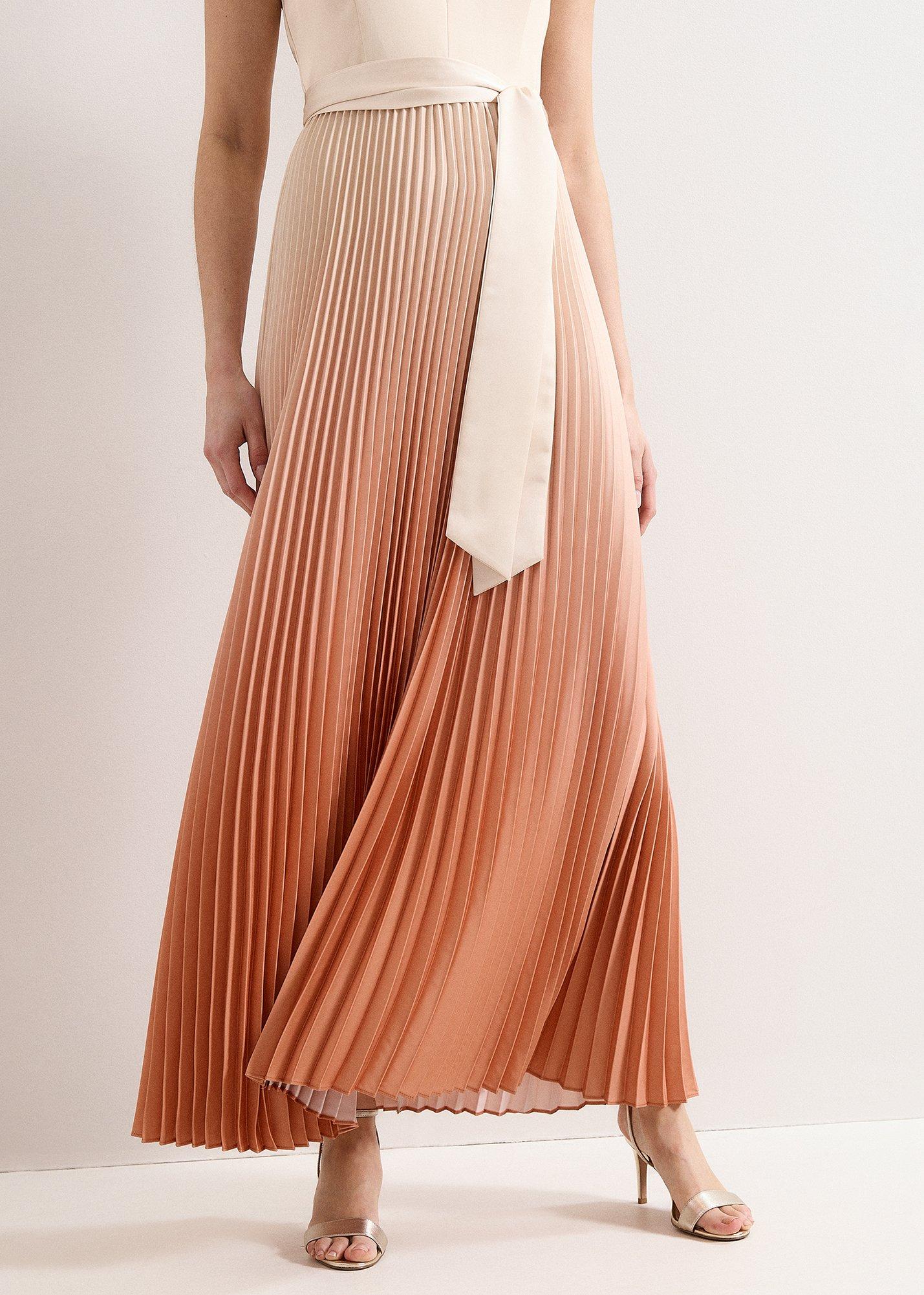 Sloane Orange Cross Front Midaxi Dress