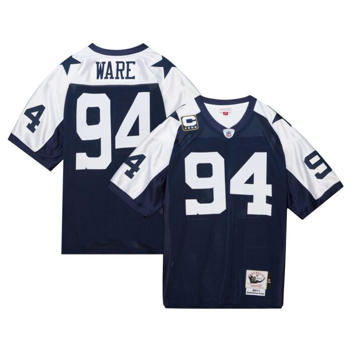 None Men's Record-Breaker DAL Cowboys Official Jersey Game Day Wear