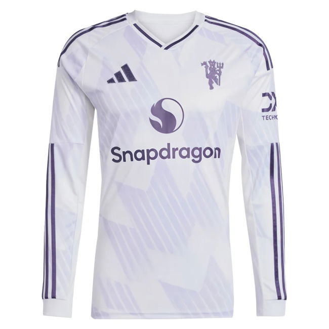 2025-2026 Man Utd Long Sleeve Away Top (Yoro 15)