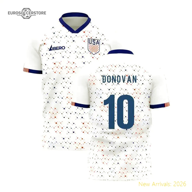 United States 2025-2026 Home Concept Football Kit (Libero) (DONOVAN 10)