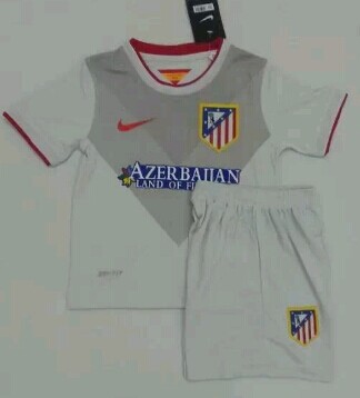 Kids ATLETICO MADRID 1415 Away Soccer Jersey KitShirtshorts -