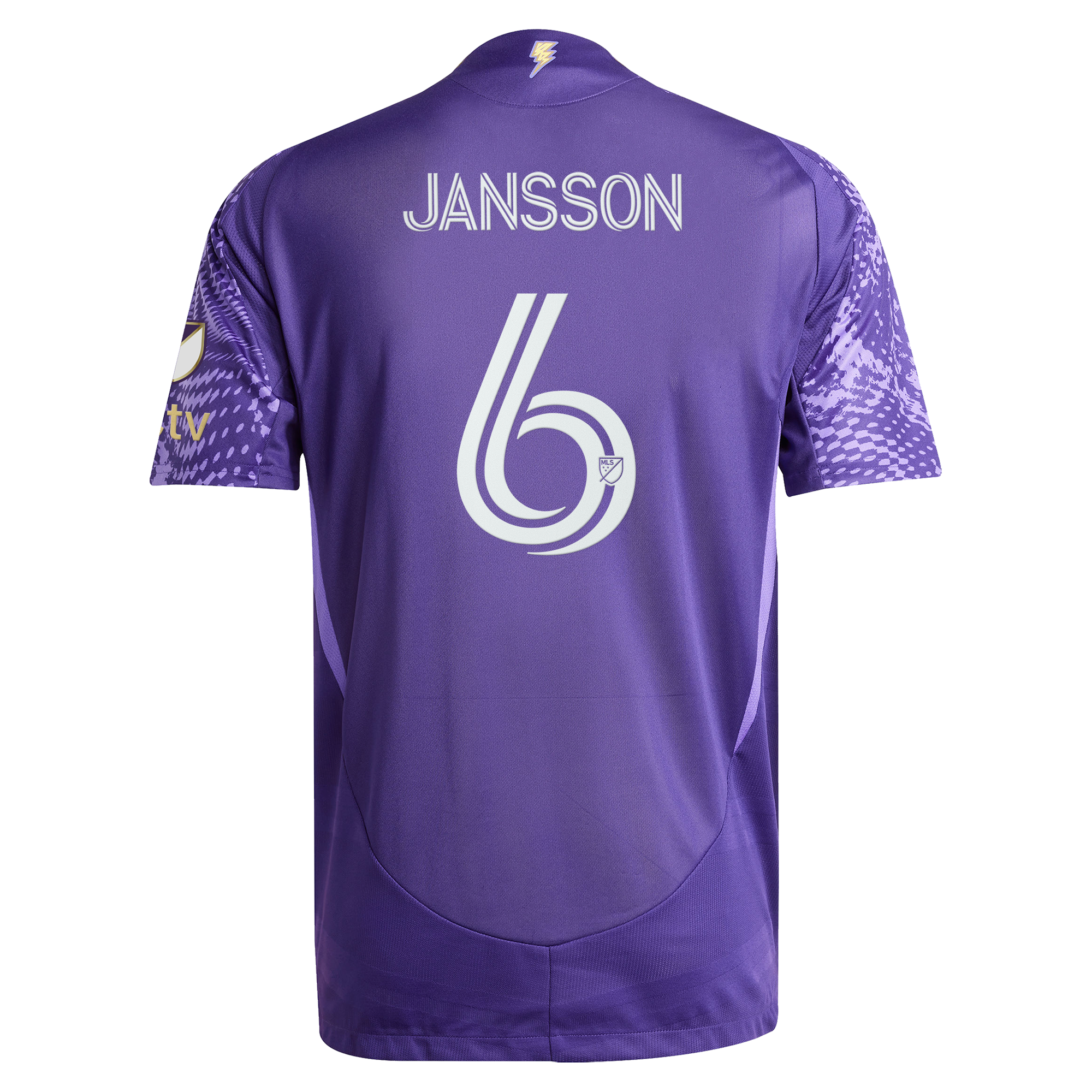 [SJH] Robin Jansson Orlando City SC 2025 Perfect Storm On-Field Authentic Jersey - Purple