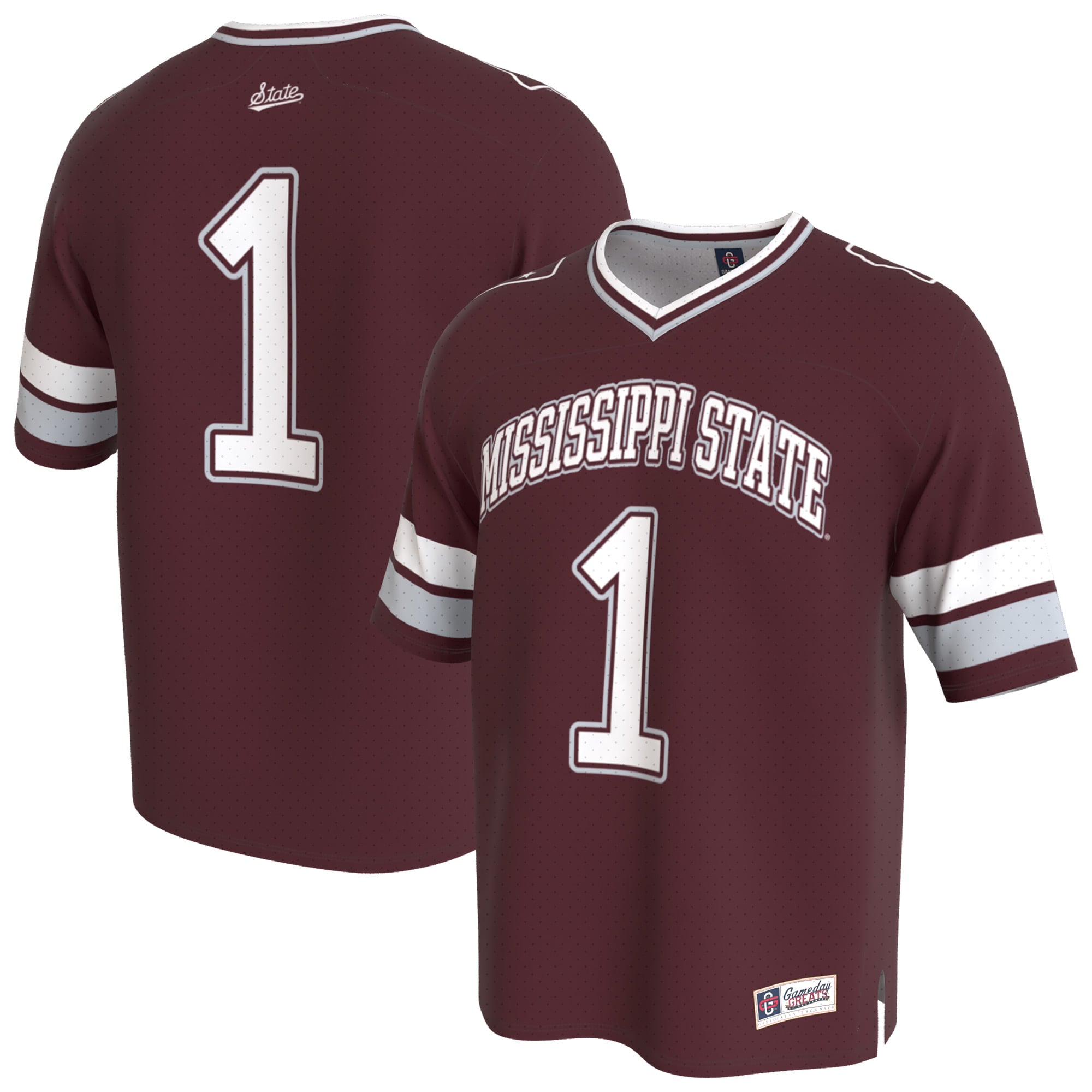 Youth Maroon Mississippi State Bulldogs Lightweight Collegiate Football Fashion Jersey