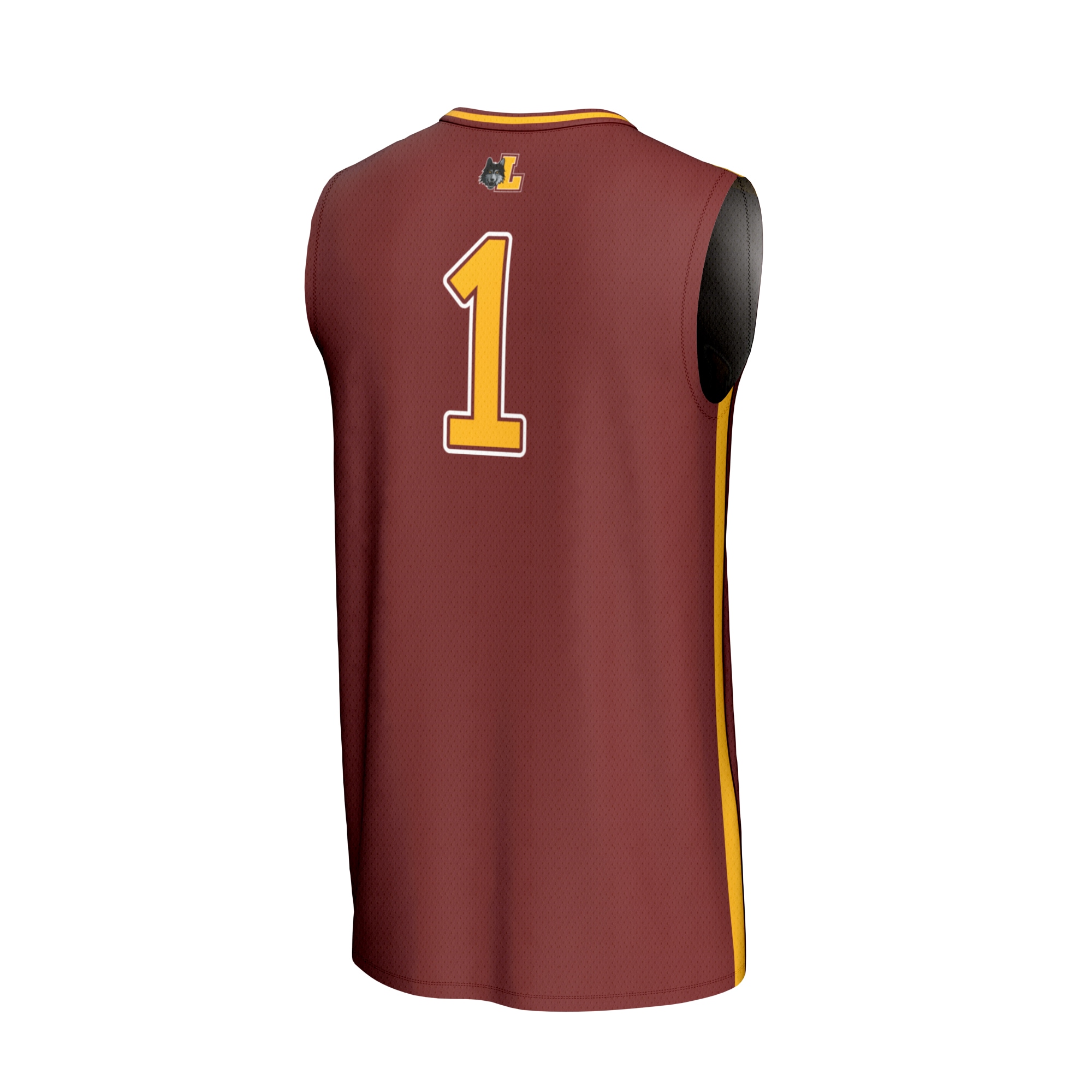 [NJP] Loyola Chicago Ramblers GameDay Greats Unisex Lightweight Basketball Fashion Jersey - Maroon