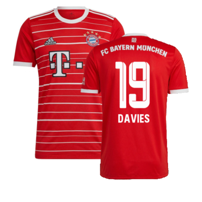 DAVIES 19 Collector's Rare Quality Bayern Munich Home Collector Jersey