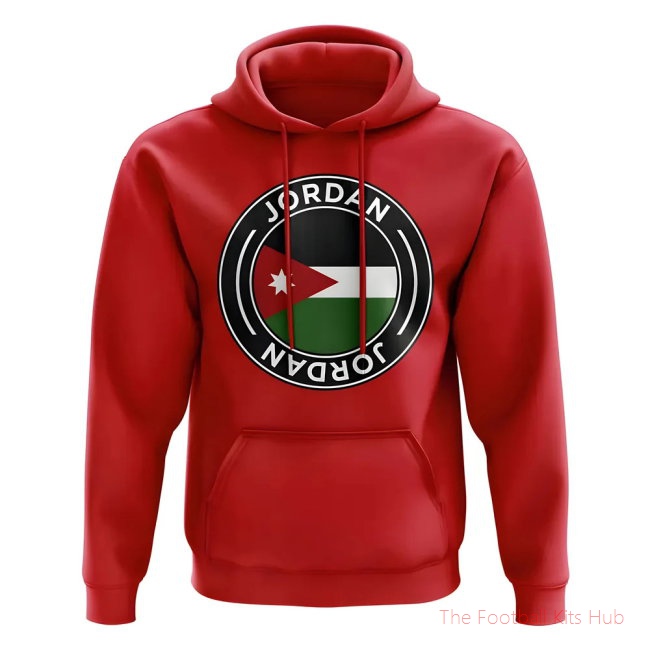 Men Jordan Football Badge Hoodie (Red)