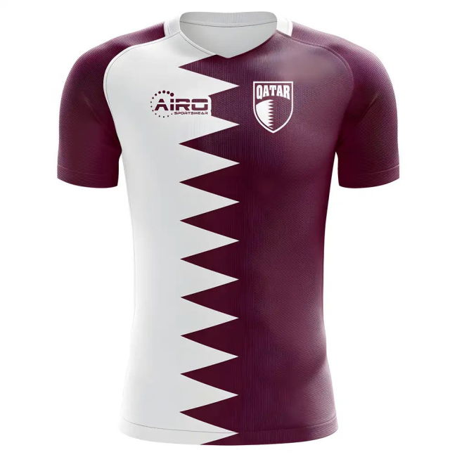 Supporter Grade Qatar Home Replica Jersey (Adults)