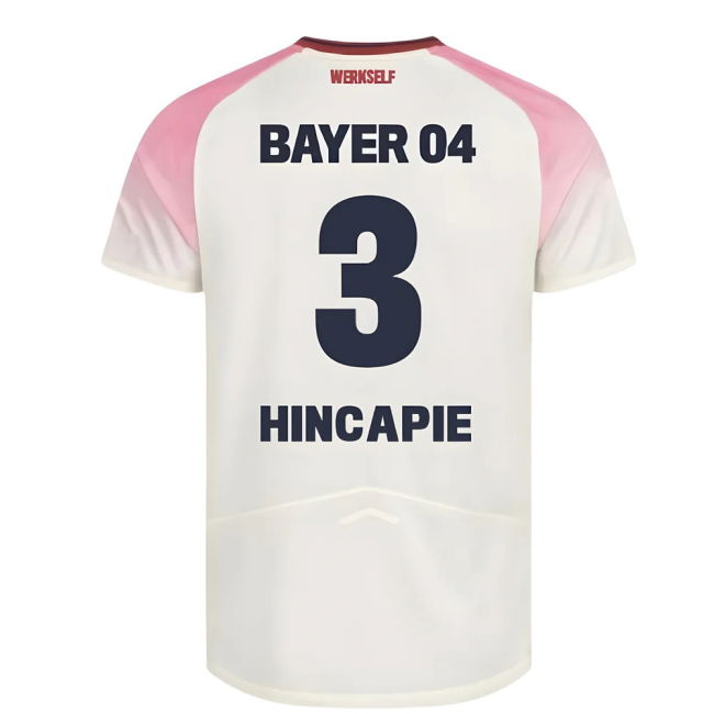 Devoted Football Bayer Leverkusen Away Shirt Kids Hincapie #3 Auth...