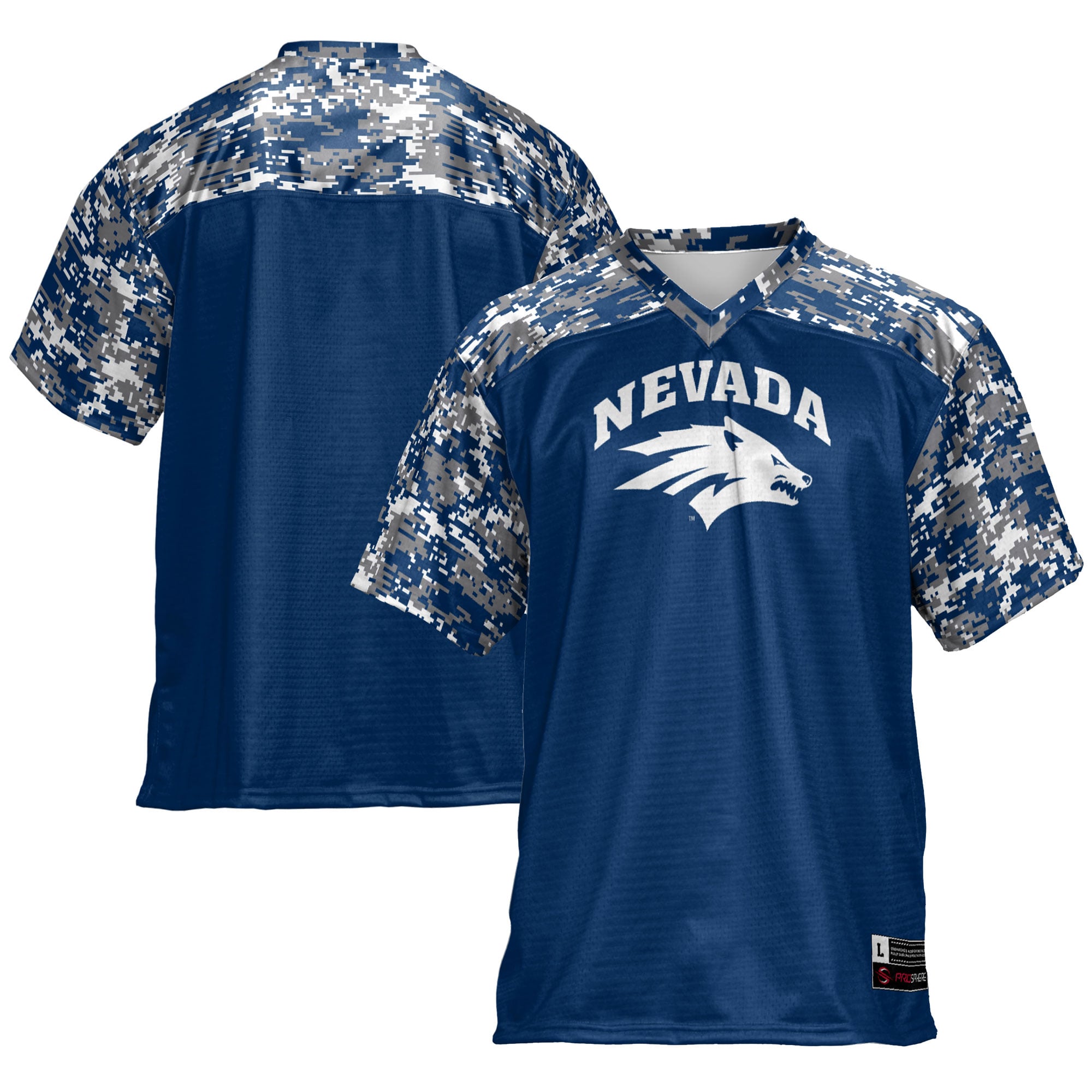 Men's Navy Nevada Wolf Pack Football Jersey