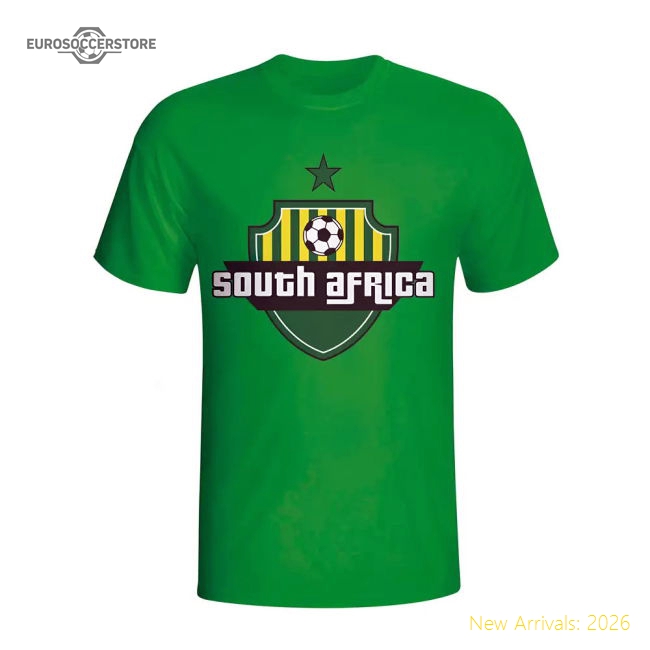 High-quality South Africa Country Logo T-shirt (green) - Fan Collection