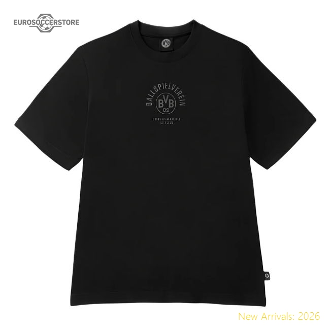 Top-Quality 2024-2025 Borussia Dortmund Ess Tee (Black) (Reus 11)