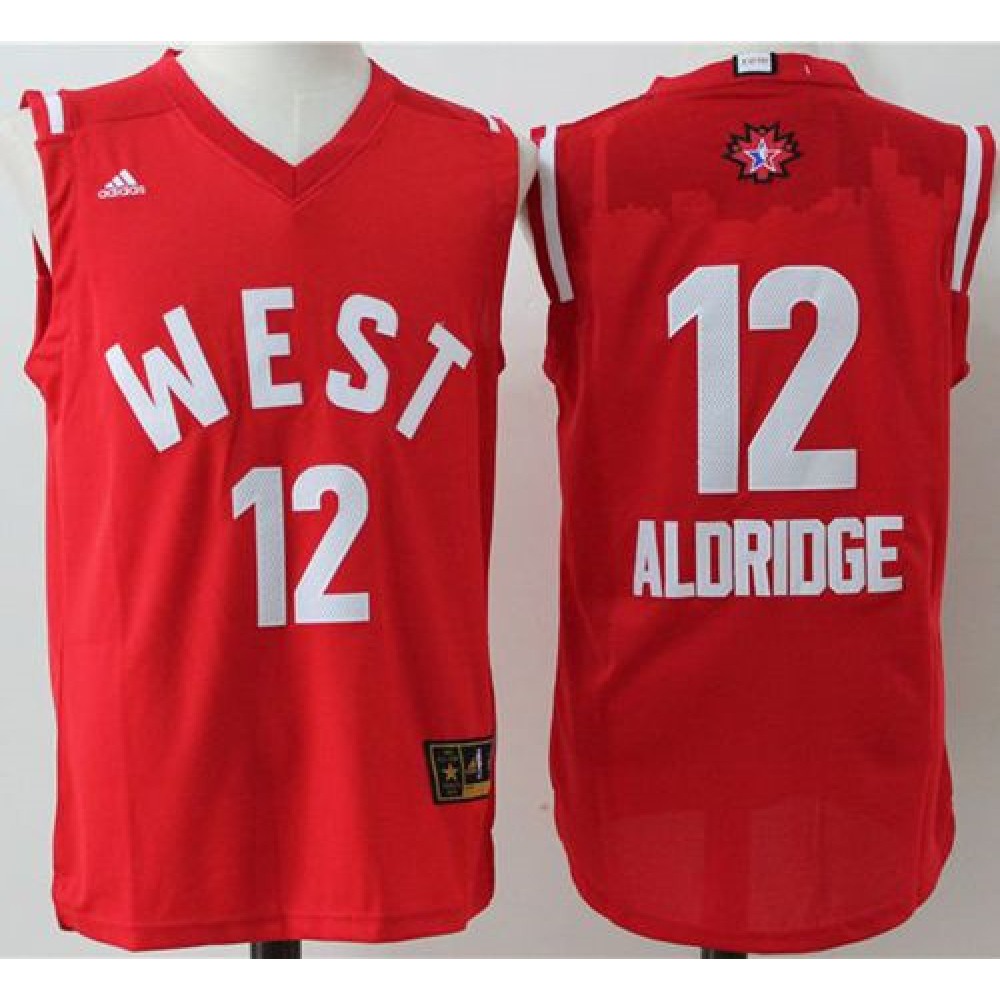 Classic Men's San Antonio Spurs #12 LaMarcus Red Basketball Jersey