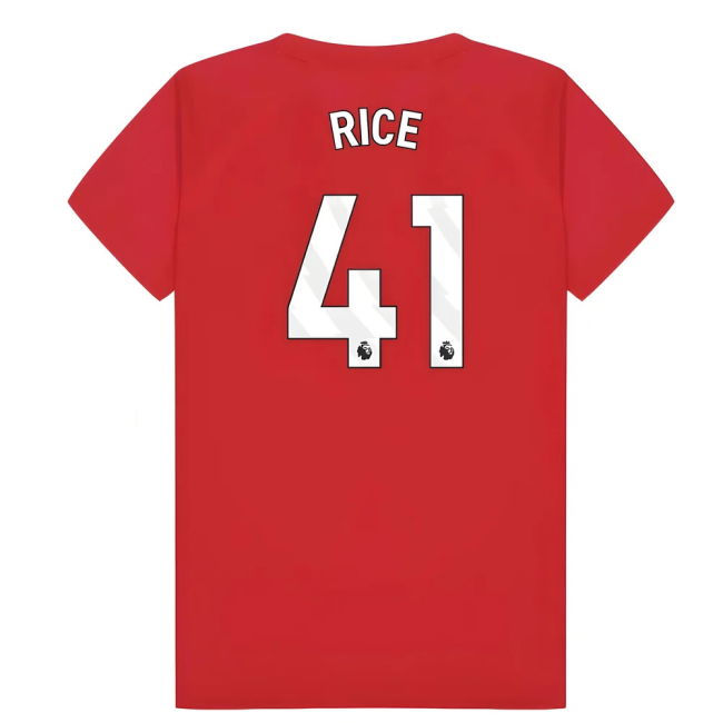 Arsenal Exclusive Club Unique Item Home Rare Jersey (Rice 41) (Kids)