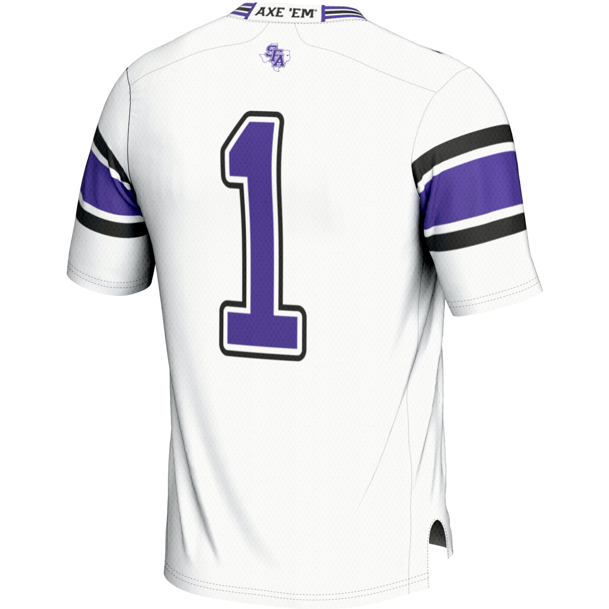 #1 Stephen F Austin Lumberjacks GameDay Greats Endzone Football Jersey - White