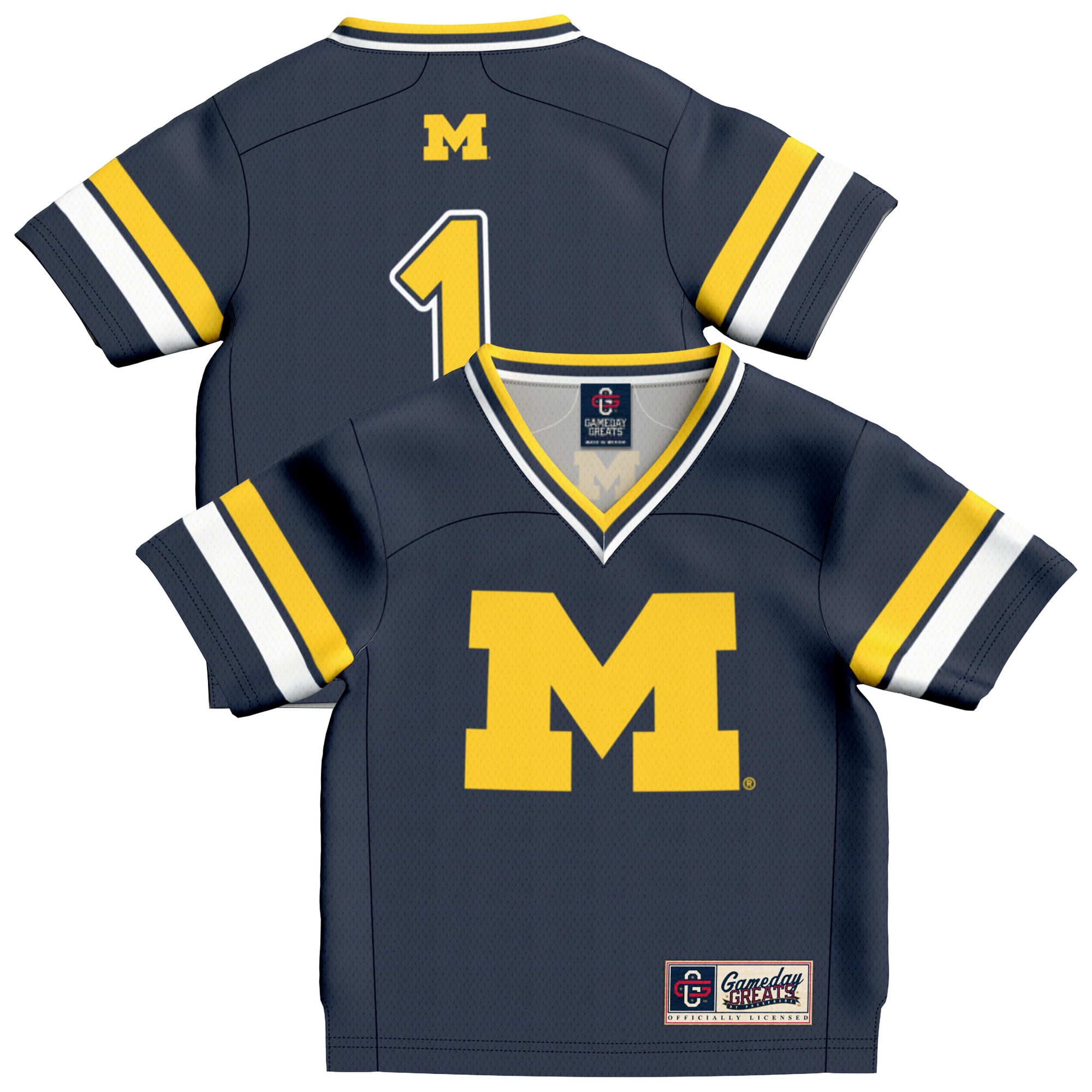 [Toddler] Michigan Wolverines #1 Football Jersey - Navy | Stadium Series 26/27 Season