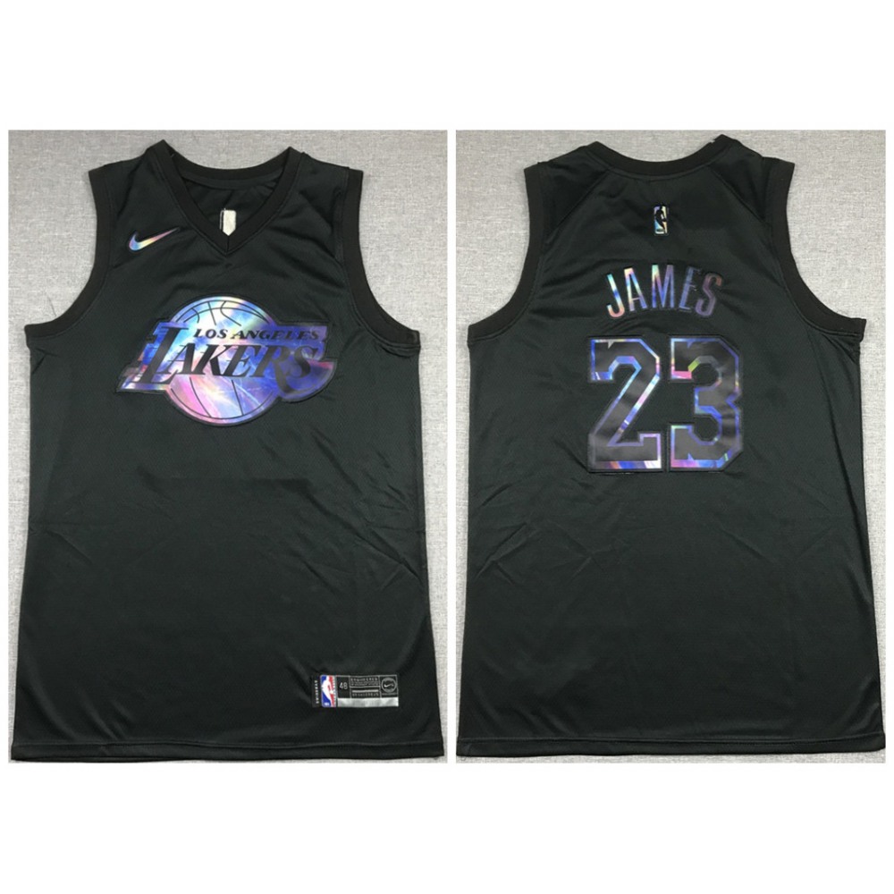 Collector's Item Official Men's Lakers #23 LeBron Black Basketball Jersey