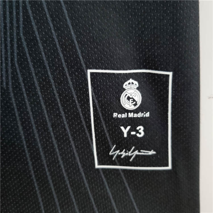 Real Madrid X Y3 2223 Black Soccer Jersey Football Shirt - Official