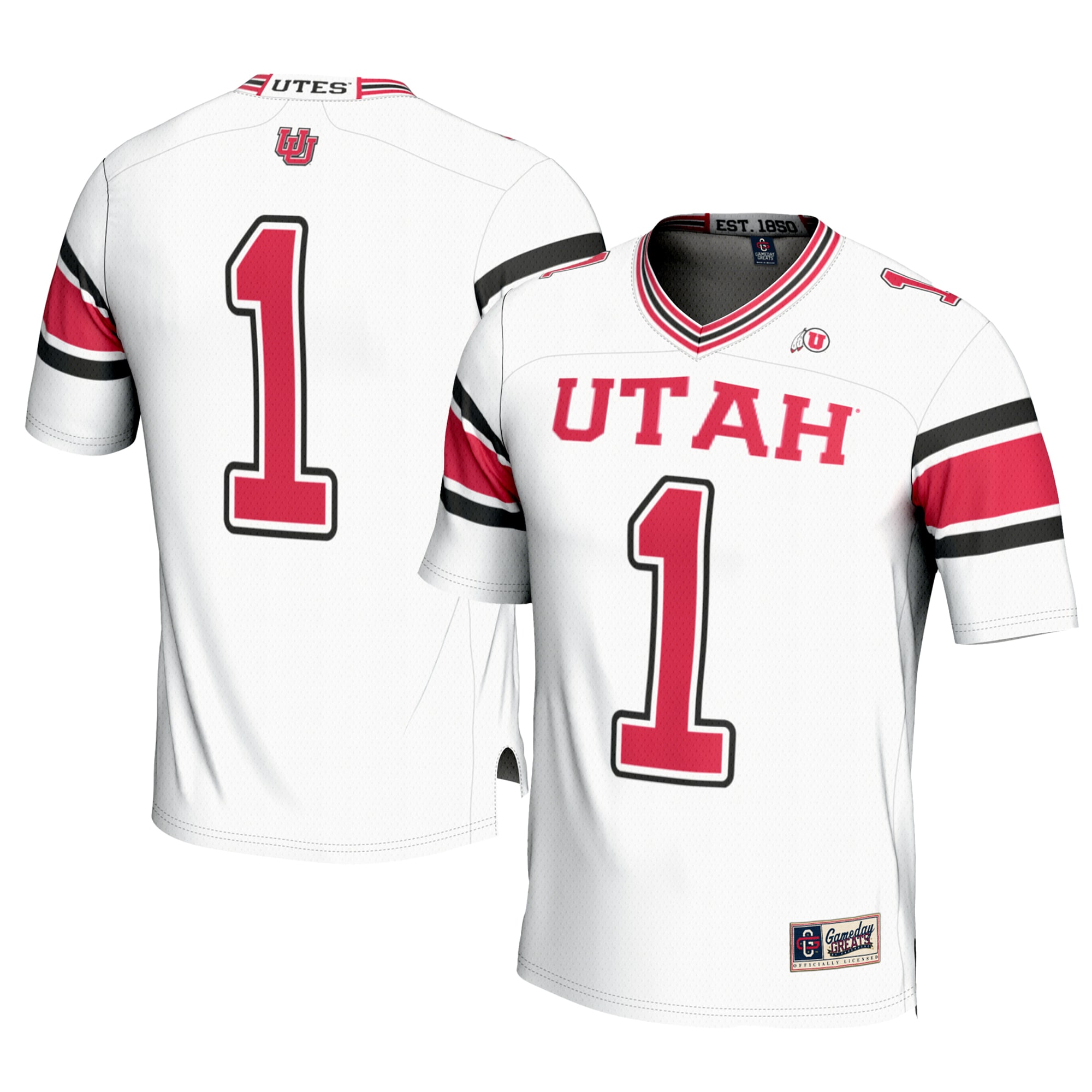 #1 Utah Utes GameDay Greats 26/27 Football Jersey - Cardinal