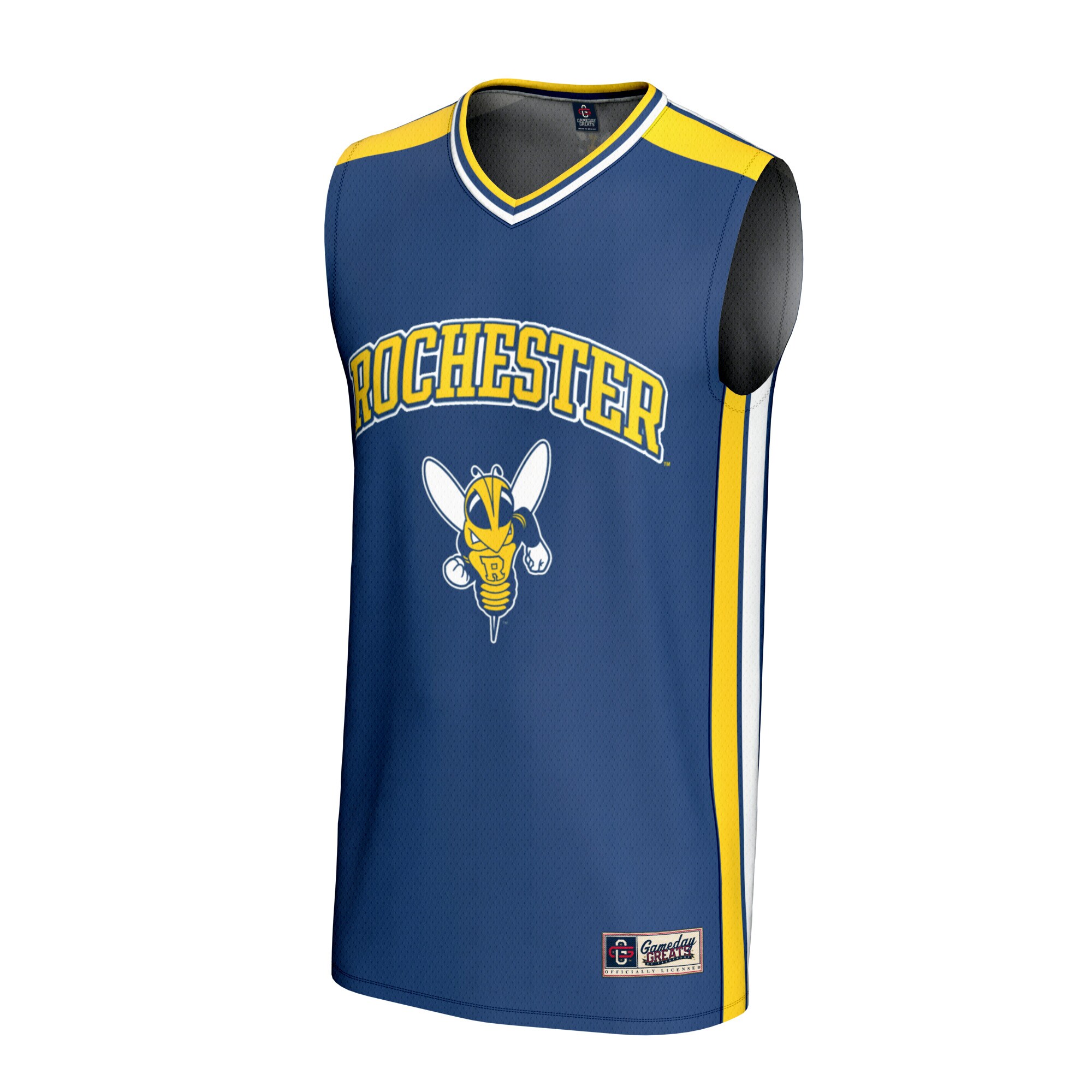 [DDG] Rochester Yellow Jackets GameDay Greats Basketball Jersey - Blue