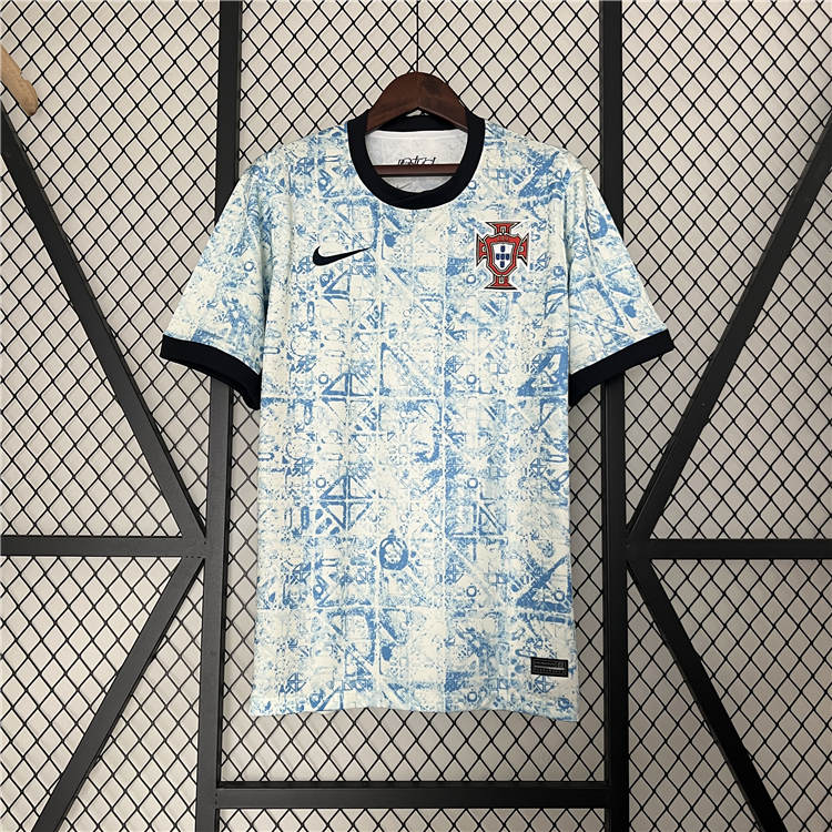 High Performance UEFA Euro 2024 Portugal Away Soccer Jersey Football