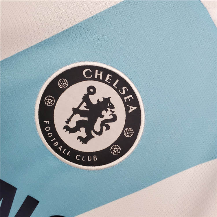 1213 CHELSEA RETRO AWAY WHITE SOCCER SHIRT JERSEY - Official Replica