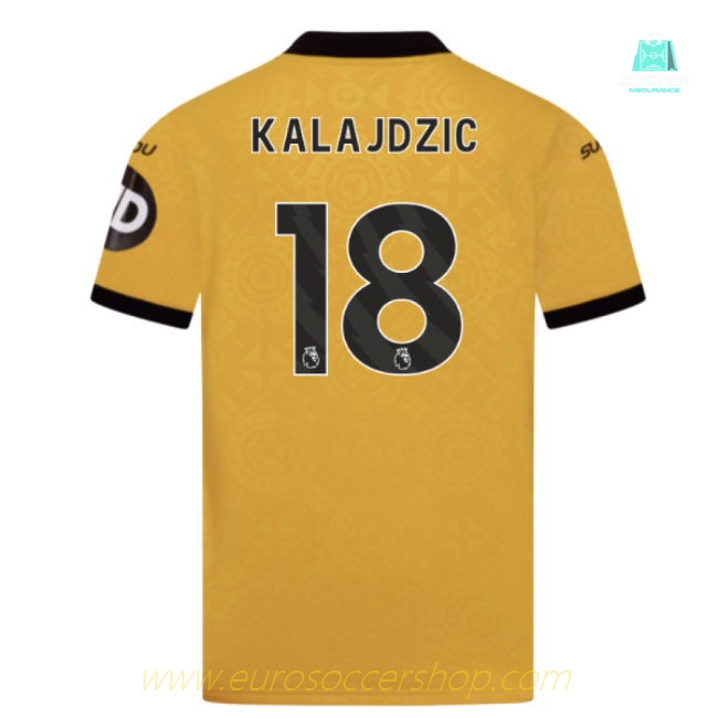 2025-2026 Wolves Home Shirt (Kids) (Kalajdzic 18)