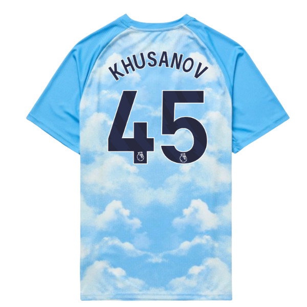 [HP] 2026-2027 Man City Warm Up Jersey (Icy Blue) (Khusanov 45)