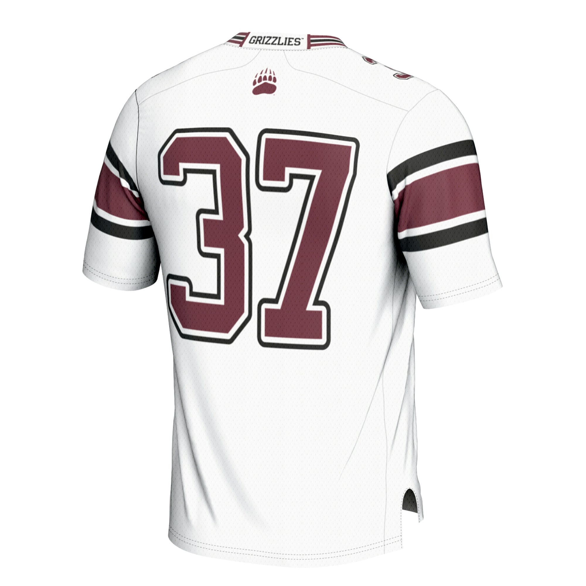 #37 Montana Grizzlies GameDay Greats Youth Football Jersey - White