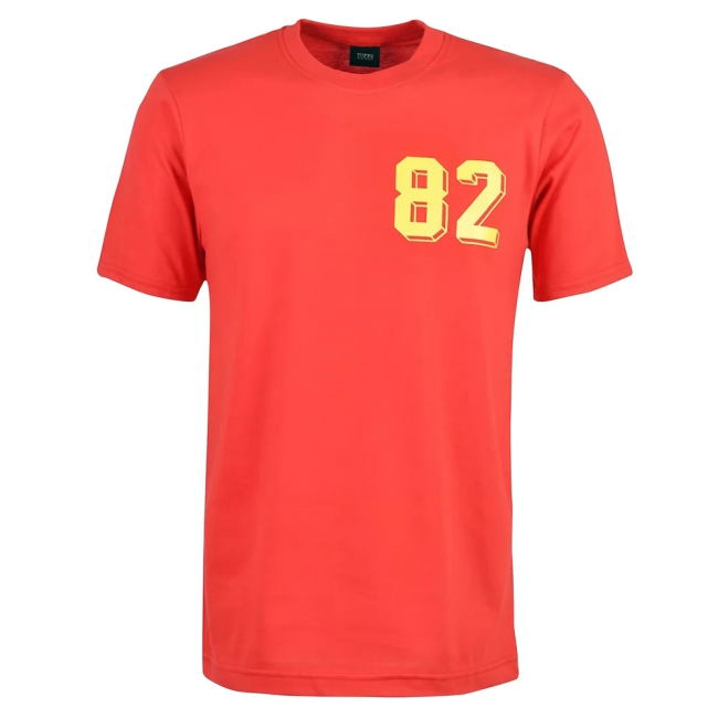 Spain 1982 Pro Style Spain Pro Appearance Home Pro Shirt