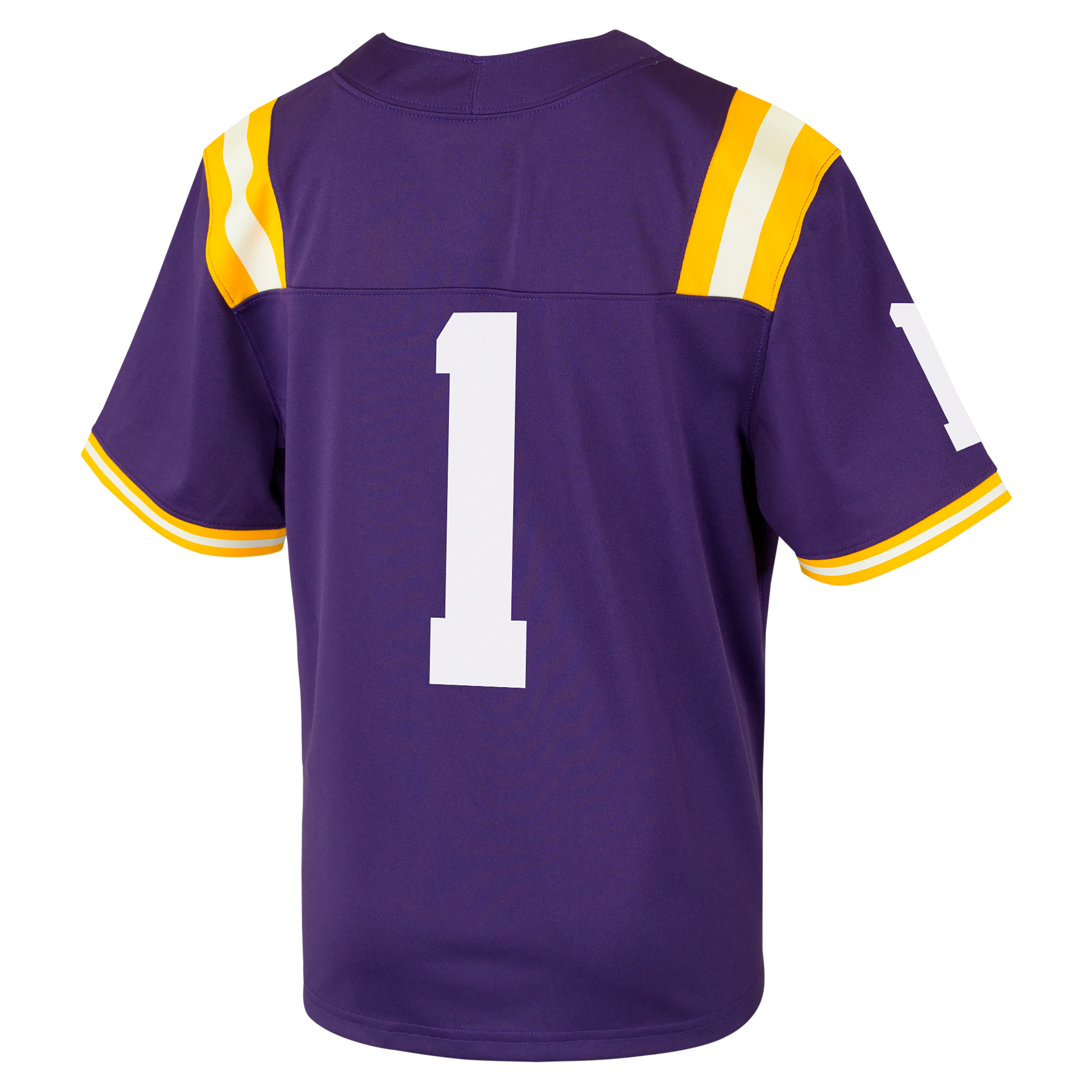 Youth #1 Purple LSU Tigers Team Football Jersey