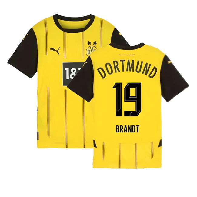 Kids Pro Style Borussia Dortmund High Standard Home Player Jersey (1)