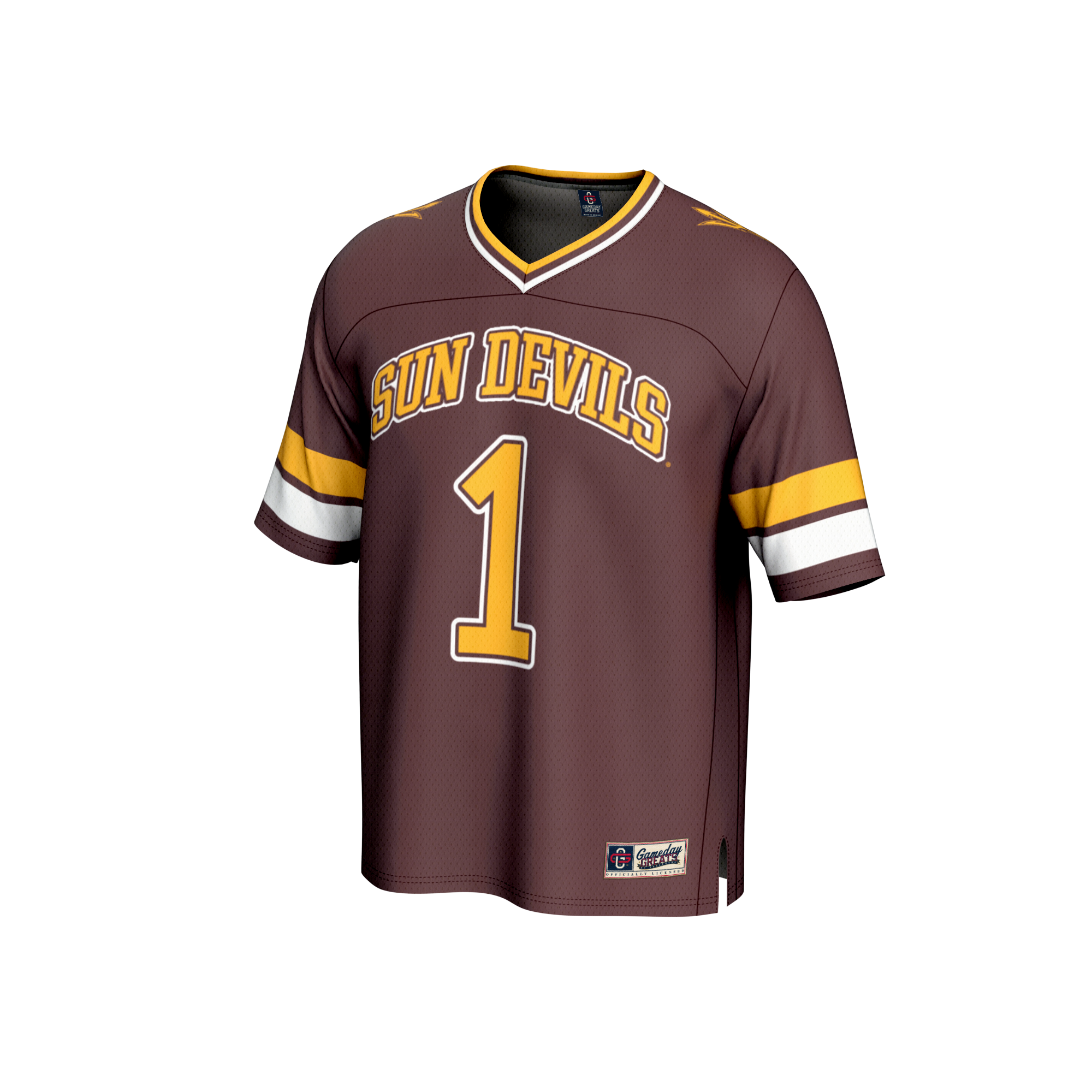 #1 Arizona State Sun Devils GameDay Greats Youth Lightweight Collegiate Football Fashion 2026 Season Football Jersey - Maroon