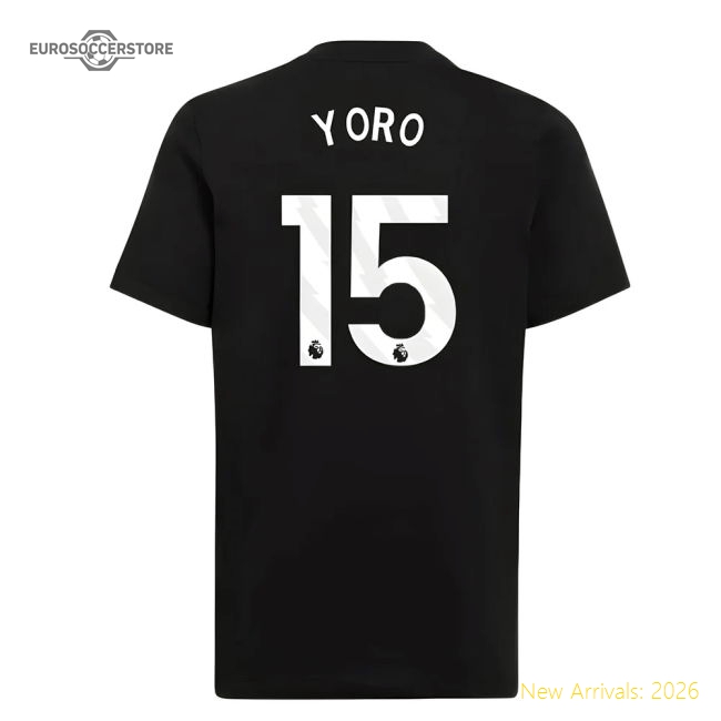 Elite 2025-2026 Man Utd Eu Training Tee (black) (yoro 15)