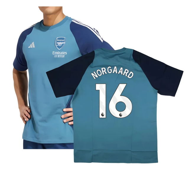 2025-20 Arsenal Authentic Training Jersey Norgaard #16 L S