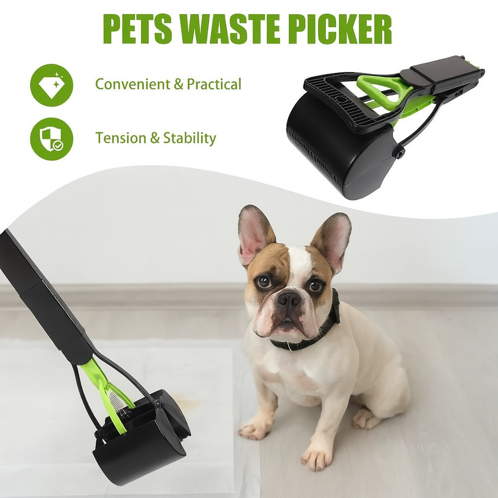 Pet-Lover Pawscooper French Bulldog Poop Scooper – Quick-claw Spring ...