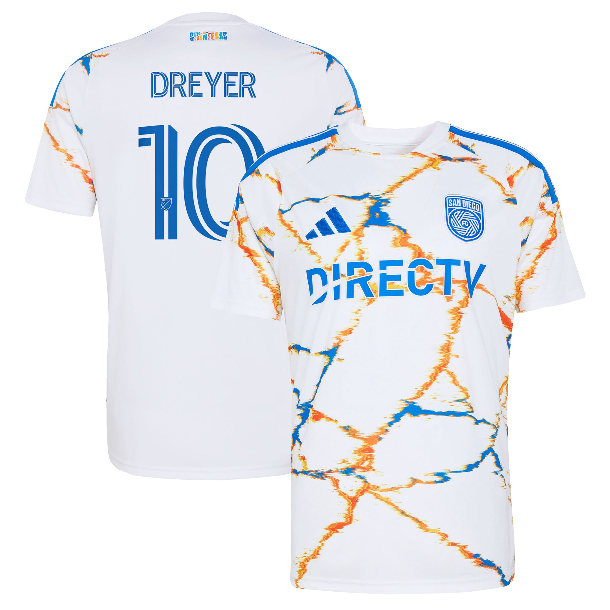 [SJH] Anders Dreyer San Diego FC 2026 Unprecedented Unity Kit Replica Jersey - White