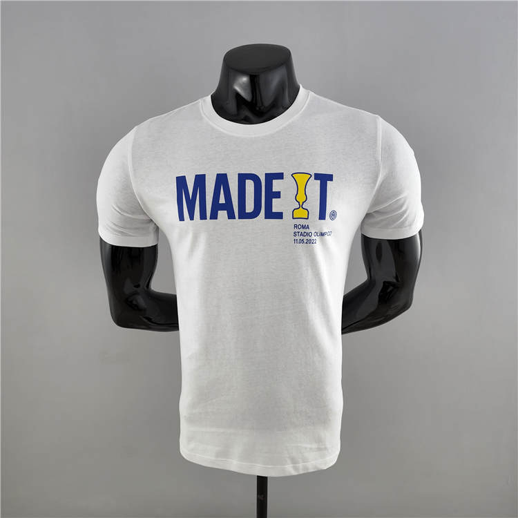 21-22 Inter Milan Champion White T-Shirt - Official Replica 6734