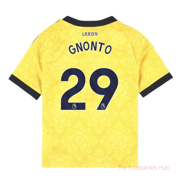 2026-2027 Leeds United Away Kit Football Jersey Gnonto #29 Mini