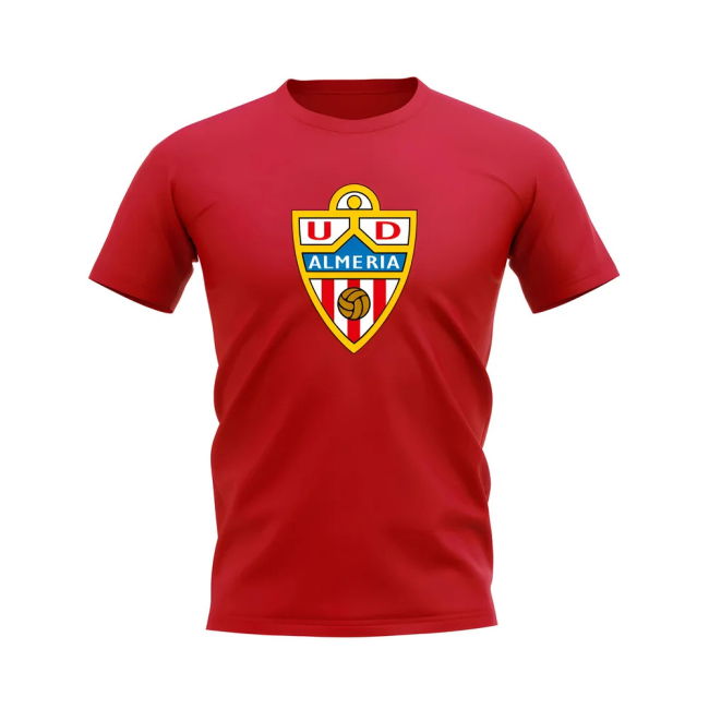 Almeria Badge T-shirt (Red) | Match Day | Authentic Design