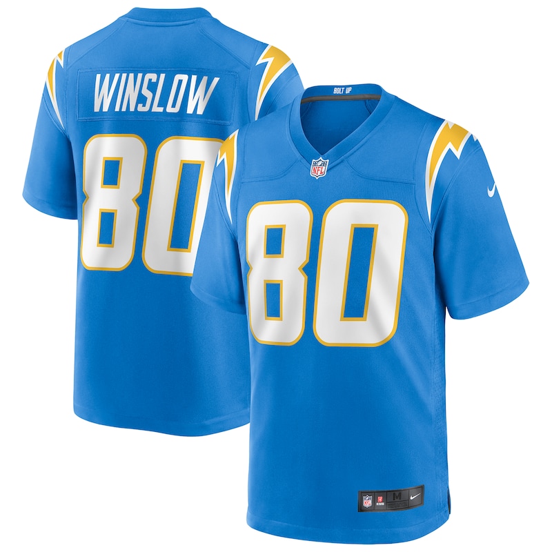 None Kellen Winslow LA Chargers Bold Great Value Jersey Football Appar