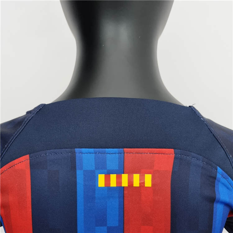 High Performance Barca Kids Barcelona FC 2223 Home Kit ShirtShorts