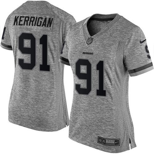 Official W R Redskins NFL #91 Ryan Kerrigan Red Limited Jersey