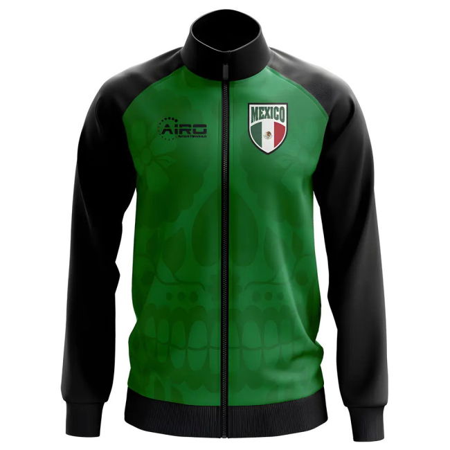 Exclusive-Design Mexico Concept Football Track Jacket (Green) - Kids