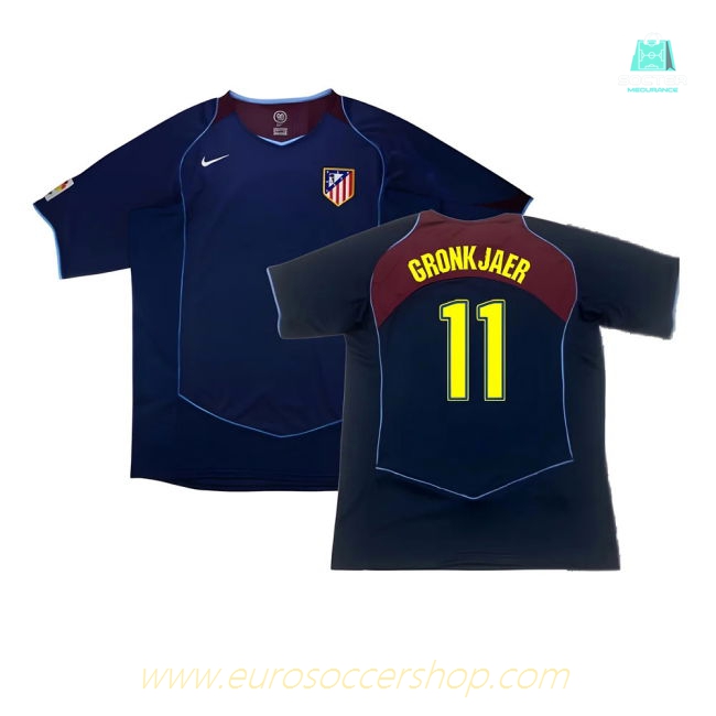 Atletico Madrid 2004-05 Away Shirt ((Good) XL) (Gronkjaer 11)