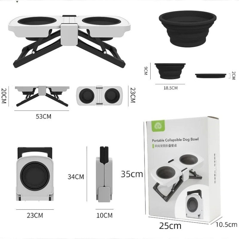 Minimal-Aesthetic Flexbowl French Bulldog Bowl – Silicone Adjustable ...